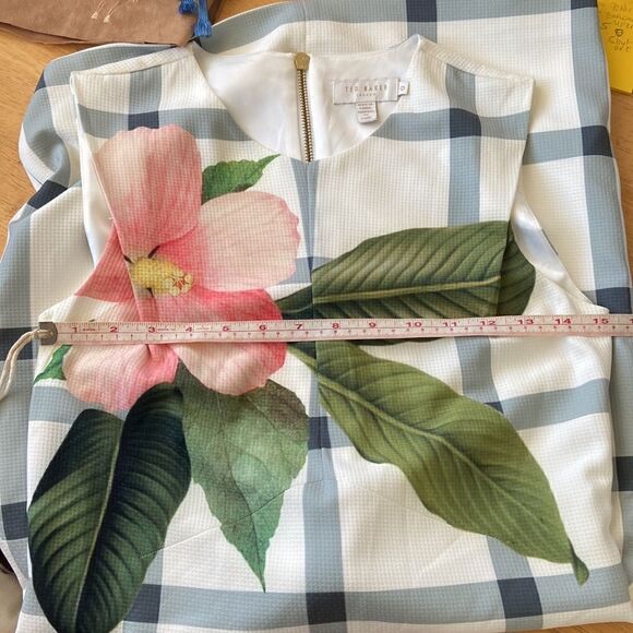 Ted Baker Dress “Secret Trellis” Sheath Dress NWOT Sz Ted 0~ - Picture 9 of 10